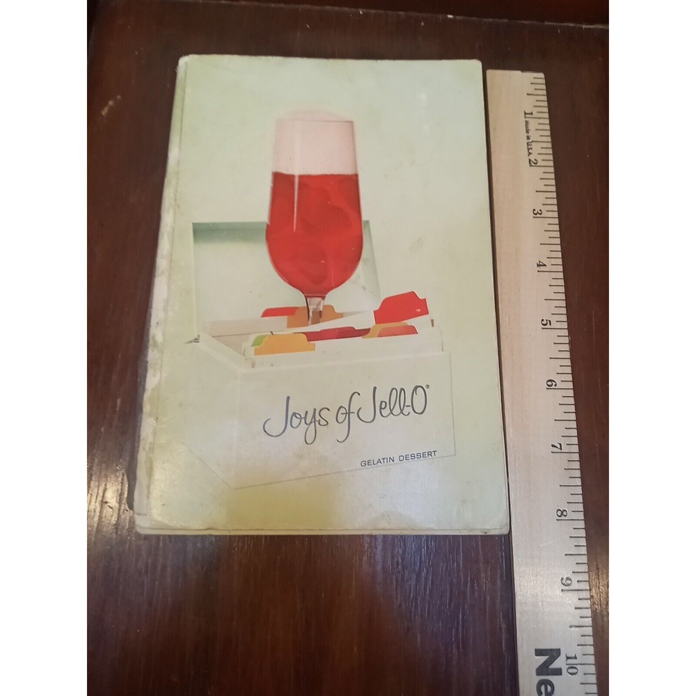 Joys Of Jell-O Gelatin Dessert Recipes Cookbook Vtg 1960s